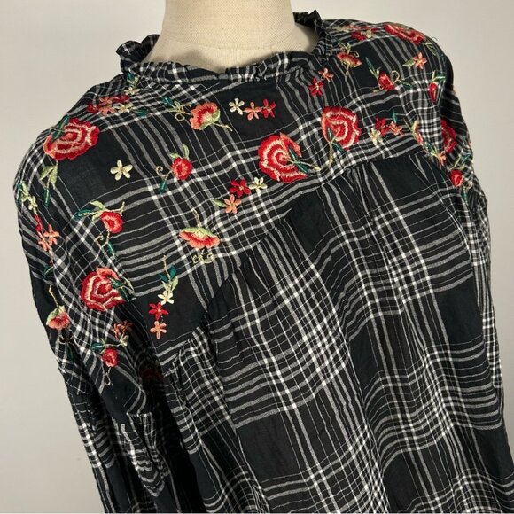 Zara embroidery top M - Picture 3 of 9